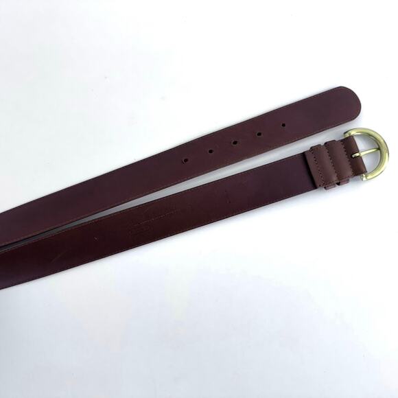 Coach Brown Belt Glove Tanned Leather Solid Brass Hardware 8500 | Size M main image 6